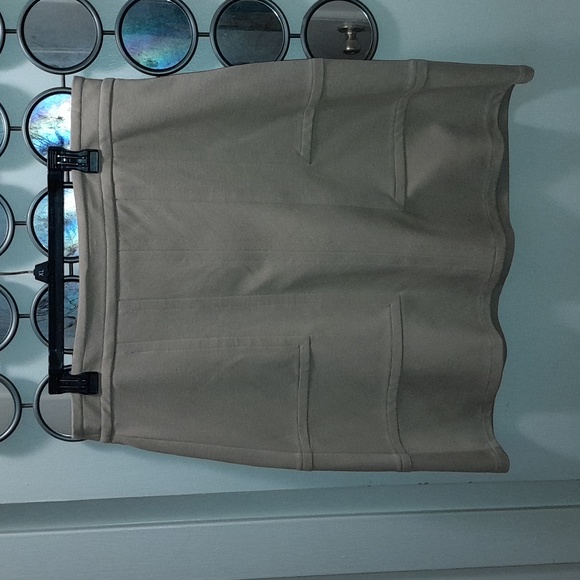 🌺MOSSIMO BEIGE STRETCH Skirt - Picture 1 of 5
